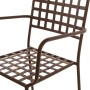 Silla de Jardín Cartago 56 x 55 x 90 cm Negro Hierro