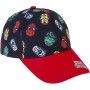 Gorra Infantil Marvel Rojo Gris (53 cm)