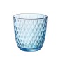 Set de Verres Bormioli Rocco Slot Bleu 6 Unités Avec relief verre 290 ml