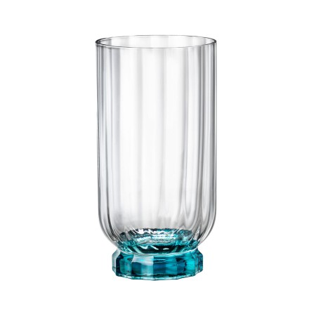 Set de Vasos Bormioli Rocco Florian Azul 6 Unidades Vidrio 430 ml