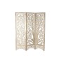 Paravent DKD Home Decor Bois de manguier Miroir (153 x 2.5 x 182 cm)