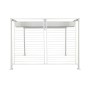 Pérgola DKD Home Decor Blanco 296 x 296 x 225 cm Acero