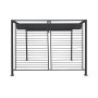 Pérgola DKD Home Decor Gris 300 x 300 x 230 cm Acero