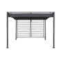 Pérgola DKD Home Decor Gris 300 x 300 x 230 cm Acero