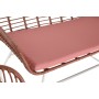 Conjunto de Mesa con 3 Sillones DKD Home Decor 124 x 74 x 84 cm Metal ratán sintético