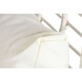 Sillón de jardín DKD Home Decor 130 x 68 x 146 cm ratán sintético Acero Blanco