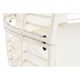 Chaise de jardin DKD Home Decor 90 x 65 x 151 cm Métal rotin synthétique Blanc