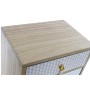 Mesita de Noche DKD Home Decor Natural Dorado Madera de Paulonia 35 x 26 x 61 cm