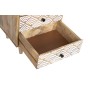 Mesita de Noche DKD Home Decor Natural Blanco Madera de mango 45 x 40 x 60 cm