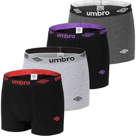 Bóxer de Hombre Umbro UMB/1/BCX4 L Negro Gris (Reacondicionado A)