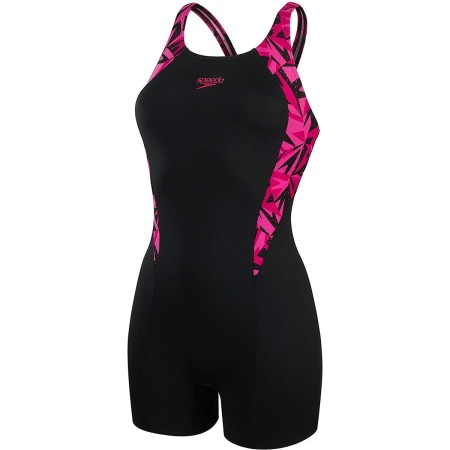 Bañador Mujer Speedo Negro/Rosa 40 (Reacondicionado B)