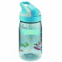 Botella de Agua Laken Summit Space Robots Azul Aguamarina (0,45 L)