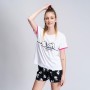 Pyjama D'Été Snoopy Femme Noir Blanc