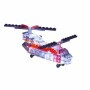 Véhicules de Chantier Laser Pegs Aerial vehicle - 5 in 1 + 8 Ans Lumière LED 172 Pièces