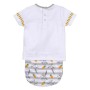 Ensemble de Vêtements Looney Tunes Gris Blanc Bébé