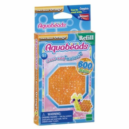 Juego de Manualidades Aquabeads Mutli-Faceted Beads Orange