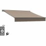 Auvent Beau Rivage Motorisé 2,9 x 2,5 m Polyester Taupe