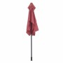 Parasol Rectangulaire 140 x 210 x 245 cm Rouge Polyester Aluminium