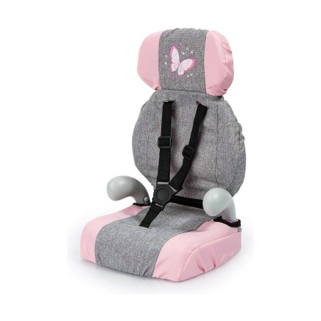 Silla para Muñecas Reig Deluxe Gris Coche Rosa