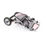 Carrito para Muñecas Reig Jogger Gris Rosa Ruedas x 3 Gemelar