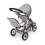 Poussette pour poupées Reig Jogger Gris Rose roues x 3 Twin