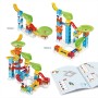 Set de Canicas Vtech Marble Rush Marble Run - Beginner Set Circuito Pista con Rampas + 4 Años 47 Piezas