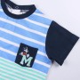 T shirt à manches courtes Enfant Mickey Mouse Bleu 2 Unités