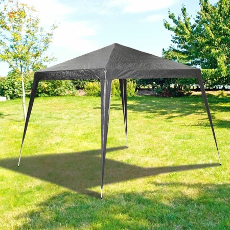 Cenador Lifetime Impermeable Polietileno Antracita PVC 300 x 300 x 250 cm