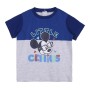 T shirt à manches courtes Enfant Mickey Mouse Bleu 2 Unités