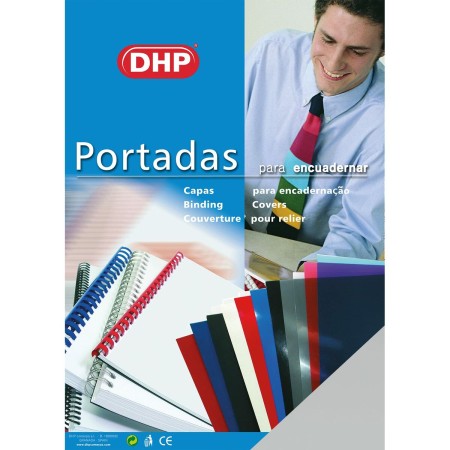 Portadas de encuadernación DHP Transparente A4 Polipropileno (100 Unidades)