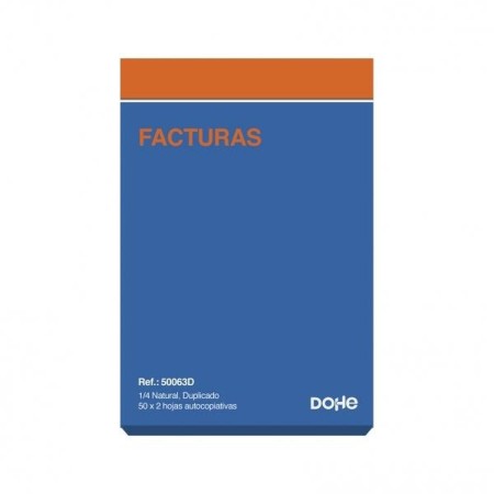 Livre de factures DOHE 50063D 1/4 100 Volets (10 Unités)