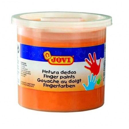 Pintura de Dedos Jovi 5 Unidades 125 ml Naranja