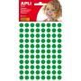 Pegatinas Apli Kids Gomets Redondo Verde (10 Unidades)