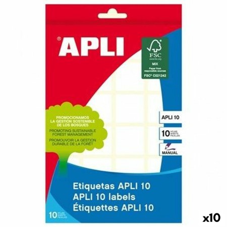 Etiquetas Apli Blanco 22 x 32 mm (10 Unidades)