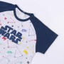 Barboteuse à Manches Courtes pour Bébé Star Wars Bleu