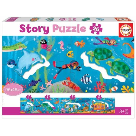 Puzzle Enfant Educa Submarine World 26 Pièces