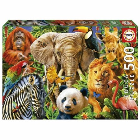 Puzzle Animales Educa 500 Piezas