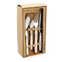 Set de Cubiertos Lou Laguiole Comptoir Beige Metal 24 Piezas