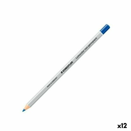 Lápiz Marcador Staedtler Lumocolor Non permanent Azul (12 Unidades)