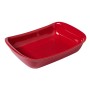Fuente para Horno Pyrex Supreme Rectangular Rojo 30,2 x 20 x 7,4 cm Cerámica (6 Unidades)