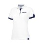 Polo de Manga Corta Mujer Sparco CORPORATE Blanco S