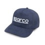 Casquette Sparco Suede Bleu Blue marine