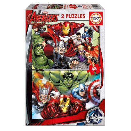 Puzzle Enfant Marvel Avengers Educa Super heroes (2 x 48 pcs)