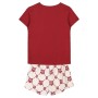 Pyjama D'Été Harry Potter Femme Rouge foncé