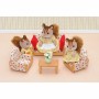 Accesorios para casa de Muñecas Sylvanian Families Sofa + 2 Armchairs + Table