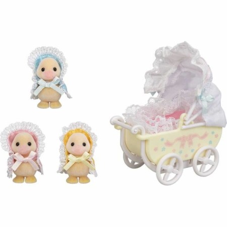 Set de Muñecos Sylvanian Families The Adorable Duck and Pram Triplets