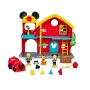 Estación de Bomberos Mickey Famosa 14 piezas (40 x 13 x 33 cm)