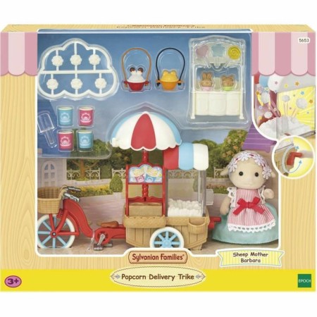 Poupée Sylvanian Families Popcorn Delivery Trike Figurine d’action