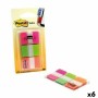 Set de Notas Adhesivas Post-it Index 25 x 38 mm Multicolor 66 Hojas (6 Unidades)