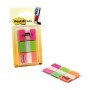 Ensemble de Notes Adhésives Post-it Index 25 x 38 mm Multicouleur 66 Volets (6 Unités)